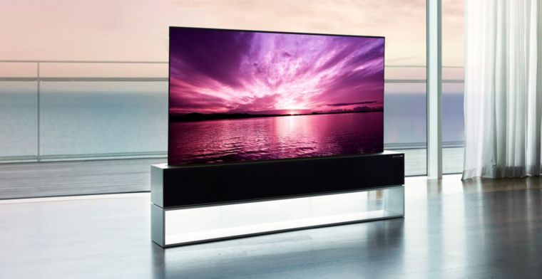 LG verkoopt oprolbare oled-tv voor 74.000 euro