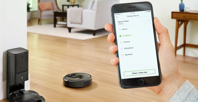 Nieuwe robotstofzuiger Roomba is slimmer en leegt zichzelf