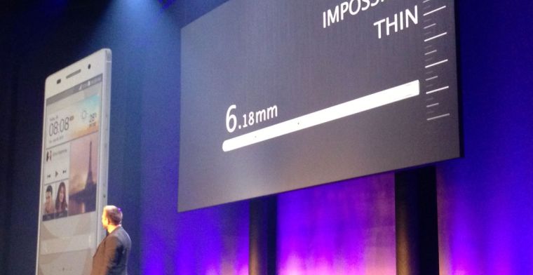 Huawei lanceert 6 mm dunne smartphone