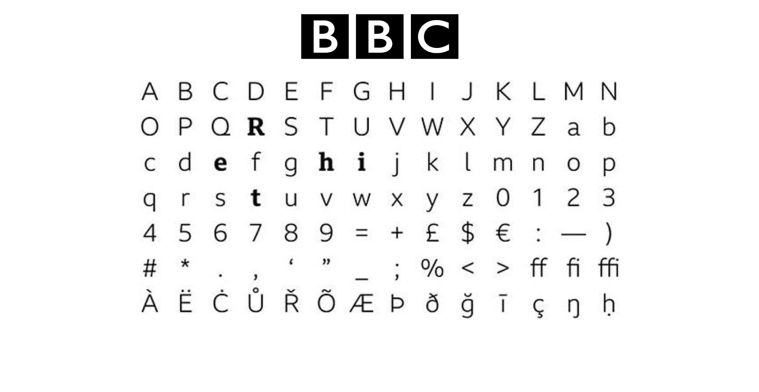 BBC maakt lettertype dat geschikter voor mobiel is