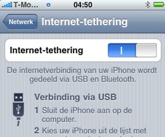 iPhone-gebruik beperkt door T-mobile
