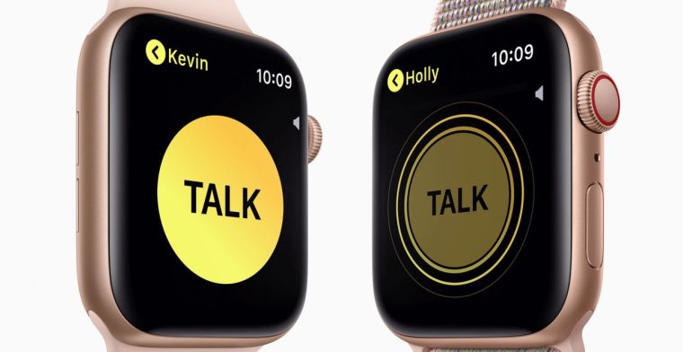 Apple zet walkietalkie-functie Watch uit om afluistergevaar