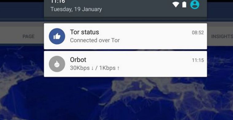 Anoniem Tor-netwerk te gebruiken met Facebook op Android