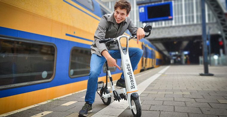 Opvouwbare elektrische scooter: 'Wat een fel ding'