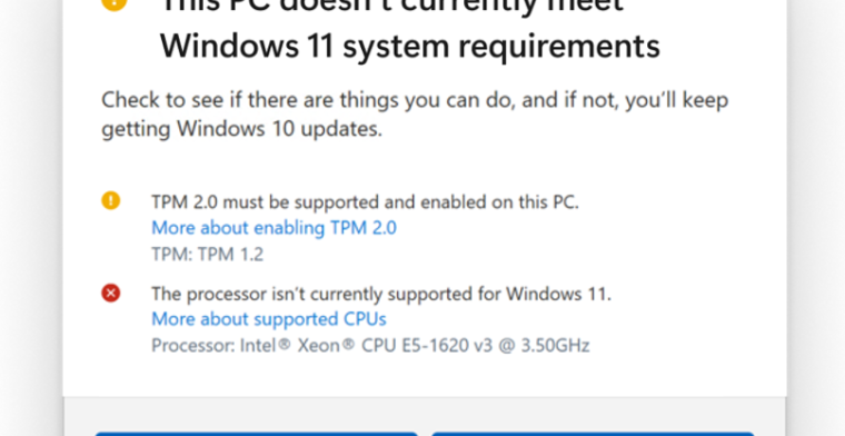 Windows 11 gewoon te downloaden op oudere systemen