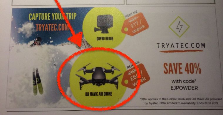 EasyJet verwijdert drone-reclame van instapkaarten Gatwick