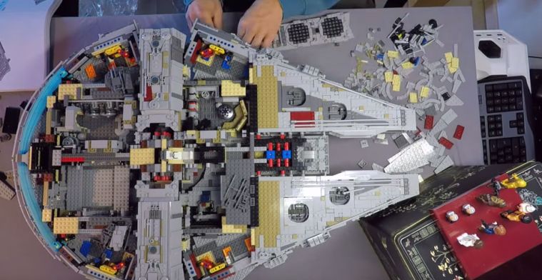 Video: LEGO Millennium Falcon in 20 uur in elkaar gezet