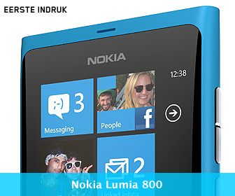 Eerste indruk: Nokia Lumia 800
