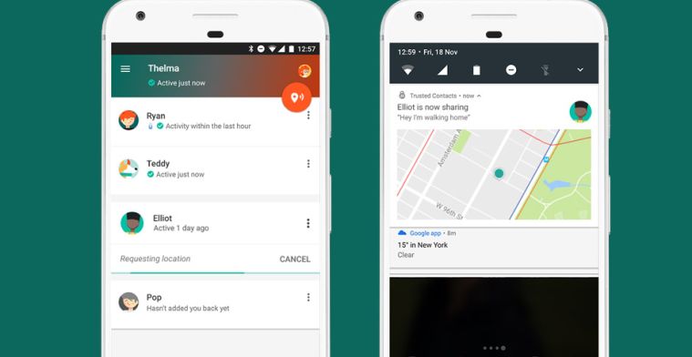 Nieuwe Google-app stelt geliefden gerust dankzij locatiedelen