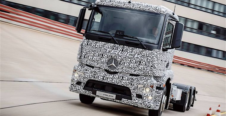 Mercedes komt met eerste zware elektrische vrachtwagen