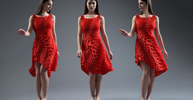 Zo 3D-print je een jurk die te groot is voor de printer