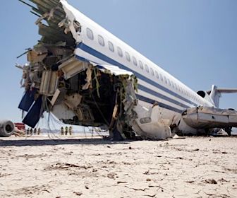 Discovery Channel crasht met opzet Boeing 727