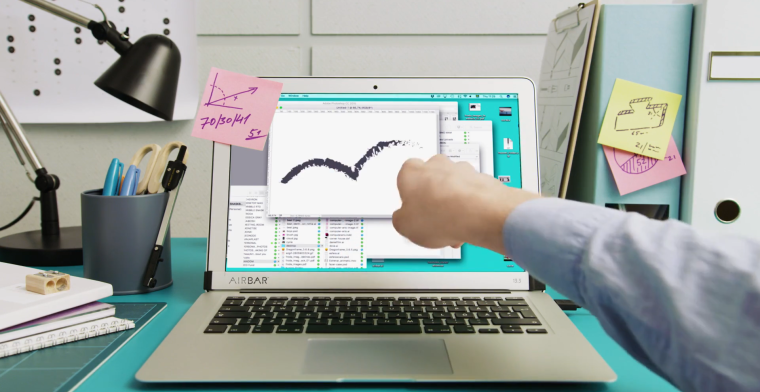 AirBar maakt van MacBook-scherm een touchscreen