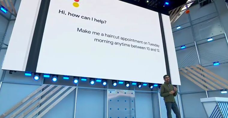 Google gaat AI-assistent Duplex in de praktijk testen