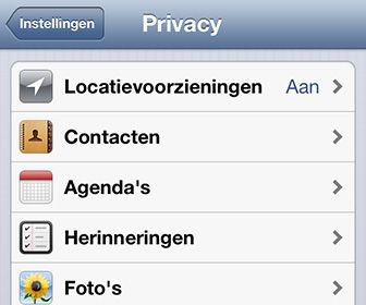 iOS-ontwikkelaars kunnen precies zien welke apps je hebt