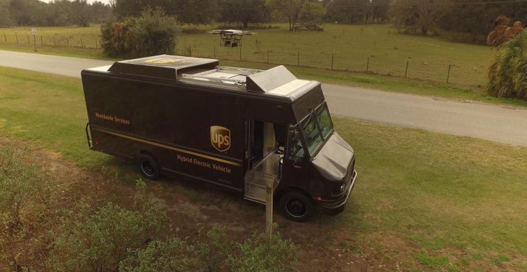 Zo gaat UPS met drones pakjes bezorgen