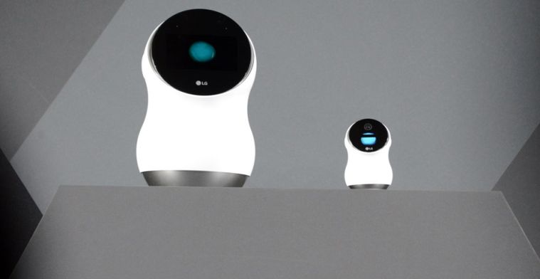 LG kondigt slimme thuisrobot met speaker aan op CES