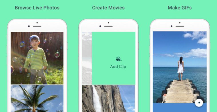 Google maakt Live Photos nuttig met nieuwe iOS-app