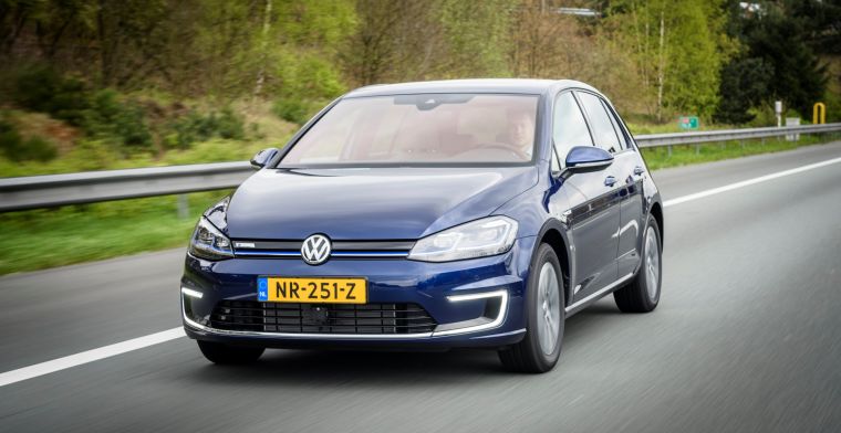 Volkswagen e-Golf best verkocht in Nederland in 2018