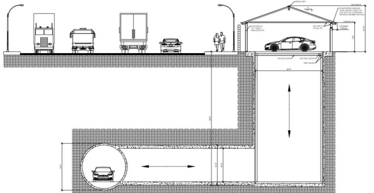 Boring Company mag futuristische garage bouwen