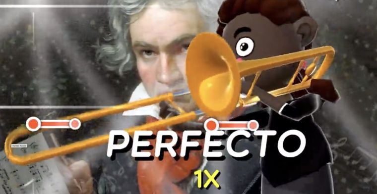 Deze trombone-game is onverwacht een enorme hit