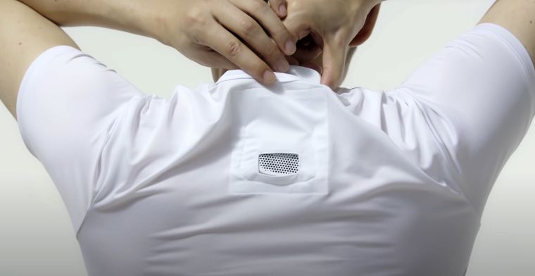 Nooit meer zweten: Sony verkoopt shirt met 'ingebouwde airco'