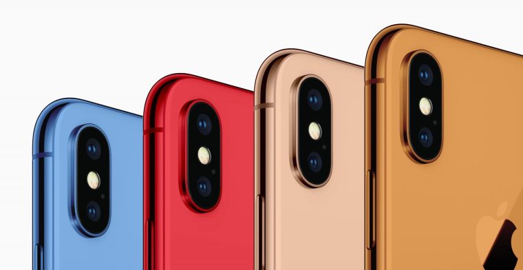 'Nieuwe iPhones komen in blauw, rood, oranje en goud'