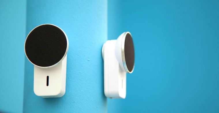 Deze Bluetooth-speakers hang je op met magneten