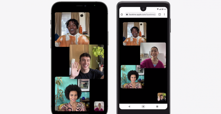 Apple FaceTime werkt binnenkort ook op Android en Windows