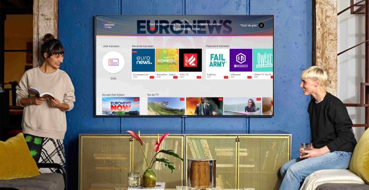 Samsung gestart met gratis tv-streamingdienst in Nederland