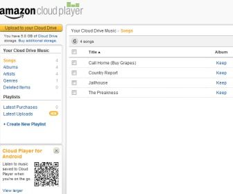 Amazons Cloudplayer voor web en Android