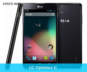 Eerste indruk: LG Optimus G