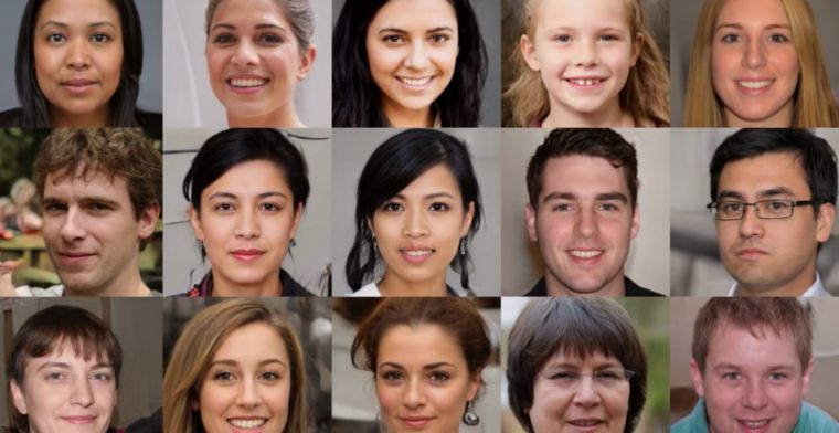 De levensechte gezichten op deze site zijn gemaakt met AI