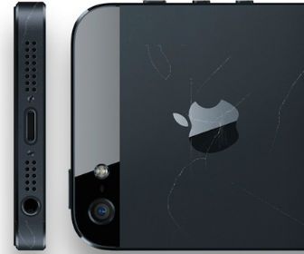Schaarste iPhone 5 vanwege makkelijk te beschadigen metalen achterkant