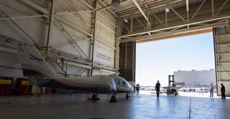 NASA neemt eerste elektrische vliegtuig in ontvangst