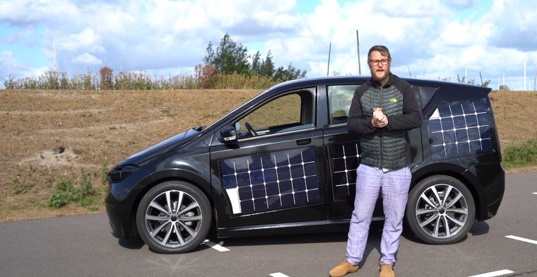 Deze elektrische auto op zonne-energie is voor autodelen