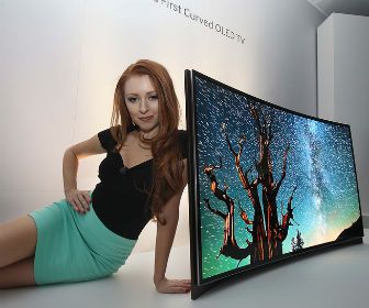 LG en Samsung showen oled-tv's met kromming