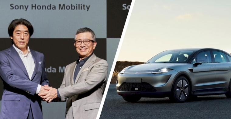 Eerste elektrische auto van Sony en Honda in 2026 op de markt