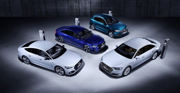 Audi komt met vier plug-in hybrides