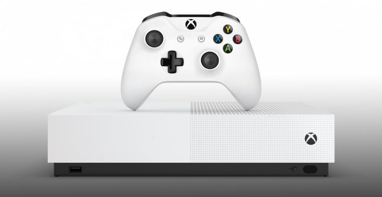 'Schijfloze Xbox One S gaat 230 euro kosten'