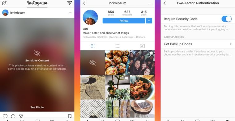 Instagram gaat 'gevoelige beelden'  blurren
