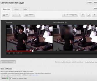 Iedereen anonymous met de nieuwe face-blur optie van YouTube