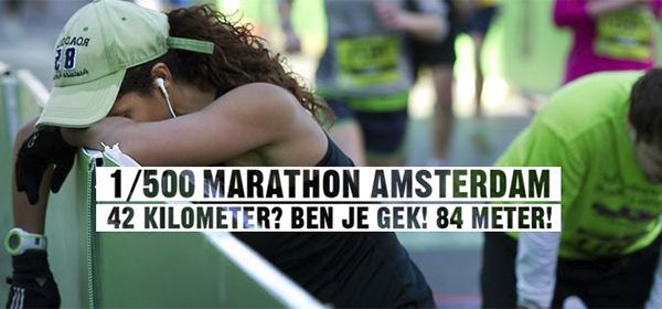 Doe mee met de 1/500 marathon in Amsterdam