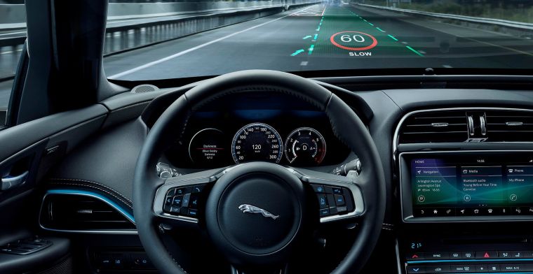 Jaguar Land Rover werkt aan head-up display met 3D