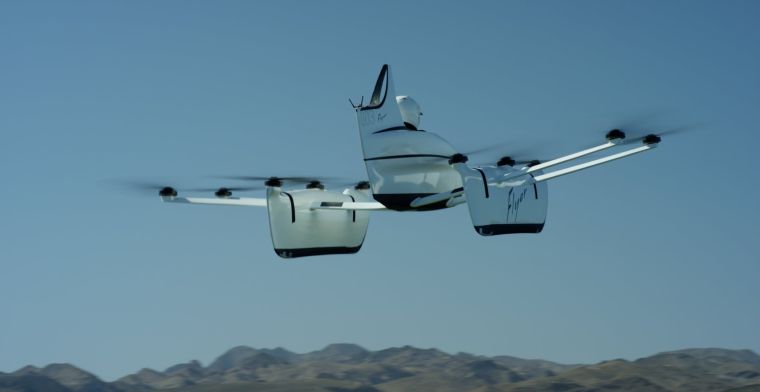 Eénpersoons 'vliegende auto' van Google-topman onthuld