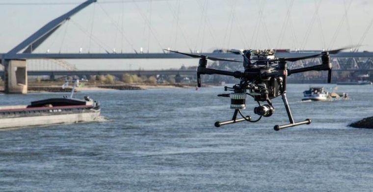 Rijkswaterstaat wil autonoom vliegende drones boven vaarwegen