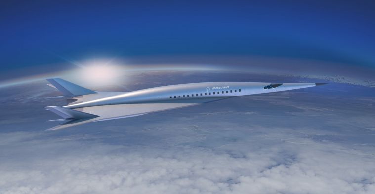 Vliegtuig Boeing moet 5 keer sneller dan het geluid gaan