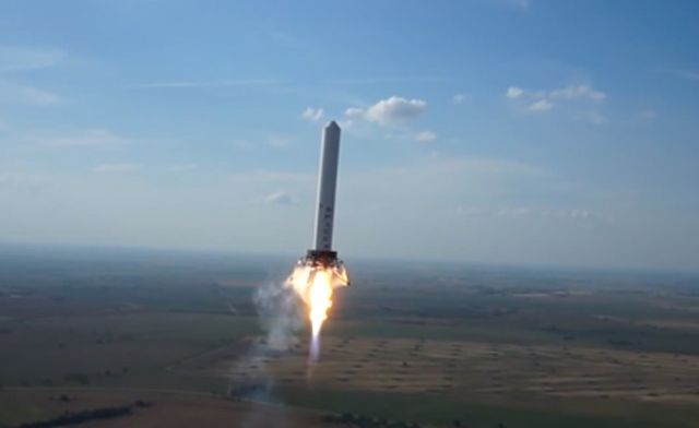 SpaceX test Grasshopper raket