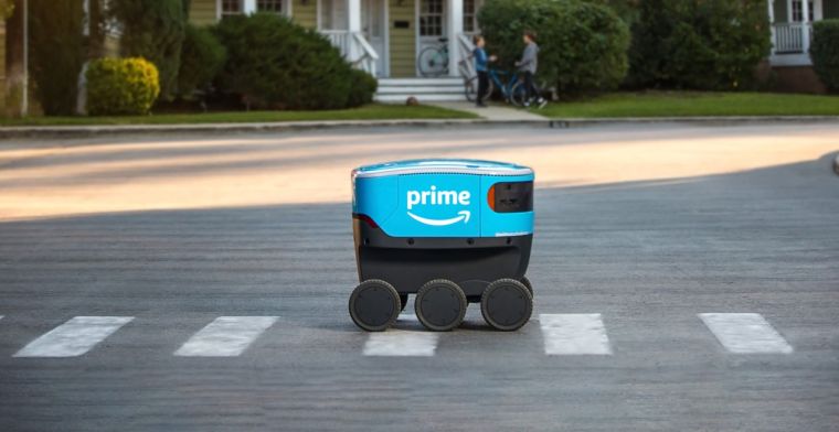 Bezorgrobot van Amazon gaat nu echt pakjes bezorgen