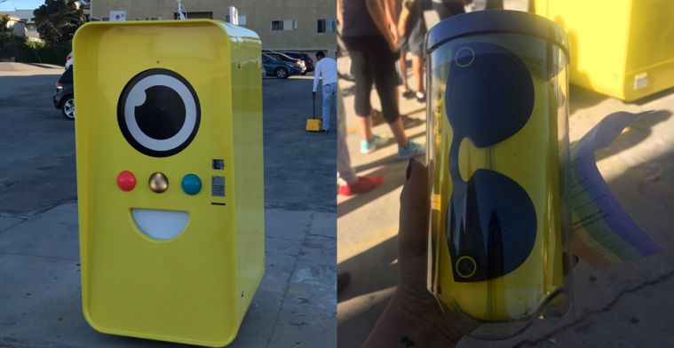 Snapchat verkoopt eerste camera-zonnebrillen via automaat